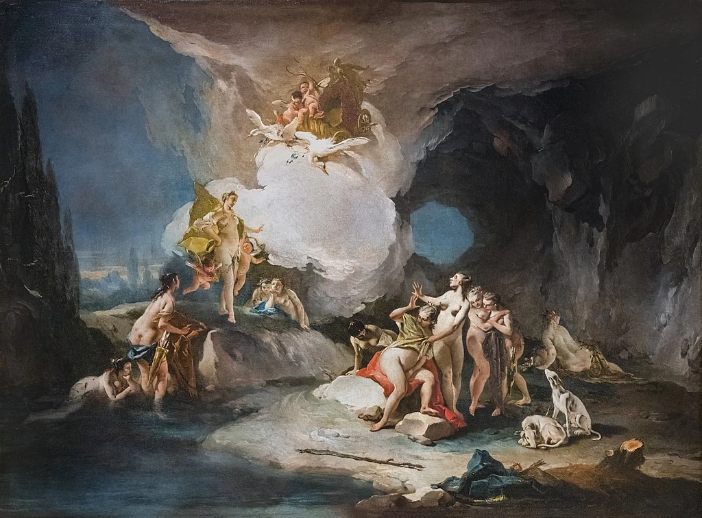 Diana e Callisto - disegno, Galleria dell'Accademia, Venezia